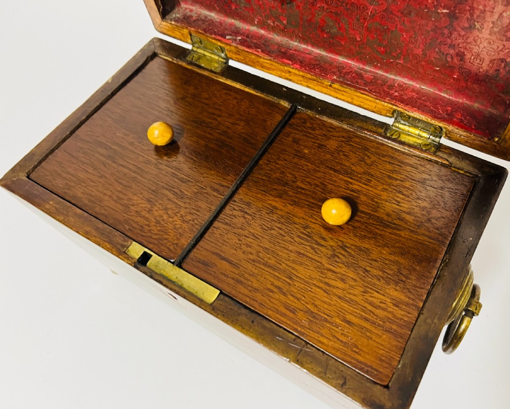Regency Partridge Wood Tea Caddy View III