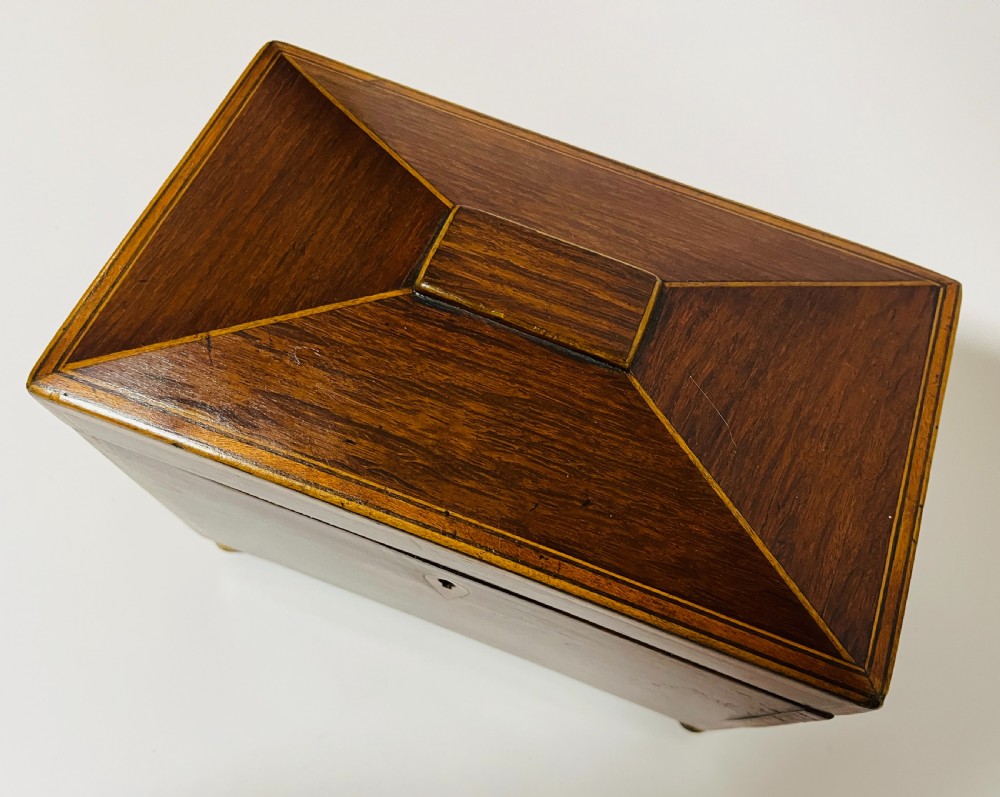 Regency Partridge Wood Tea Caddy View VII