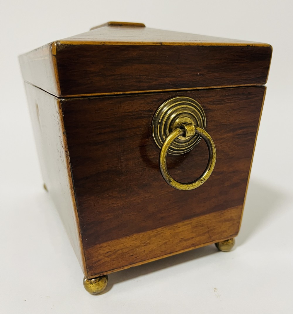 Regency Partridge Wood Tea Caddy View XIII