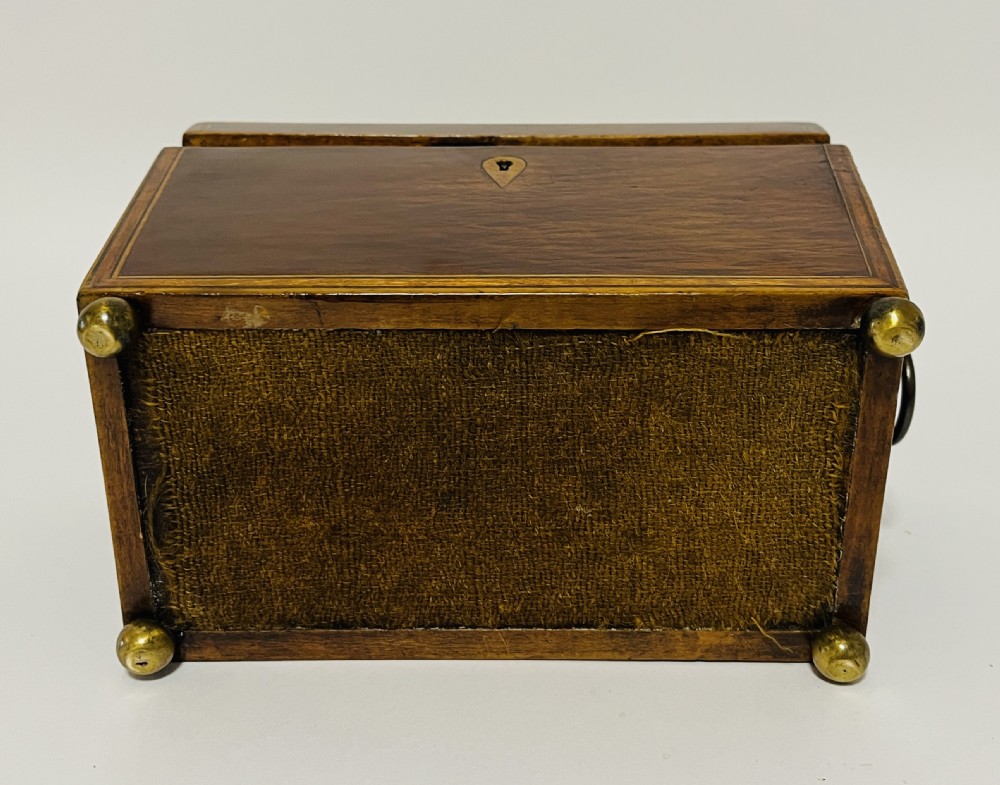 Regency Partridge Wood Tea Caddy View XVIII