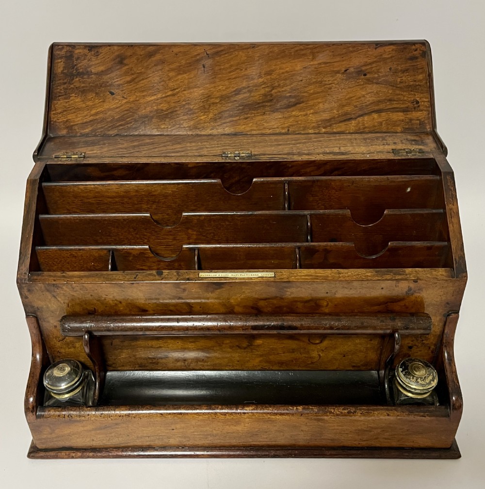 Victorian Walnut Stationery Cabinet by Waterlow & Sons View II