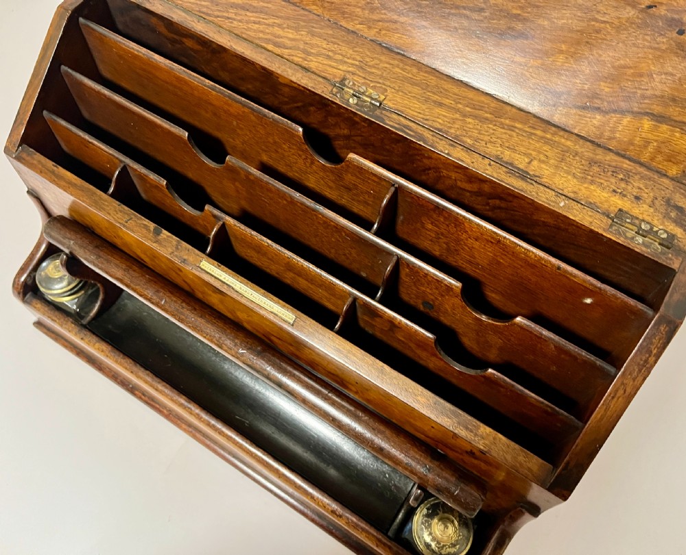 Victorian Walnut Stationery Cabinet by Waterlow & Sons View III