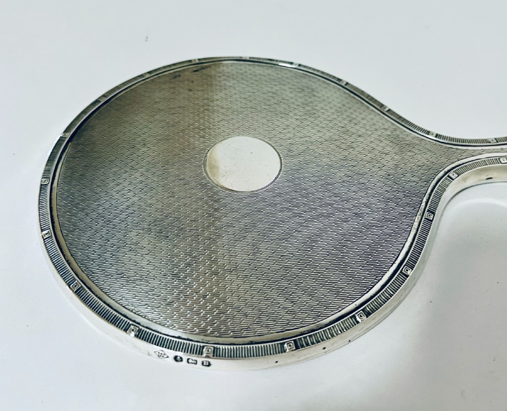 Antique Silver Hand Mirror View III