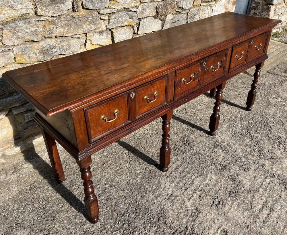 18th Century Oak Dresser Base View II