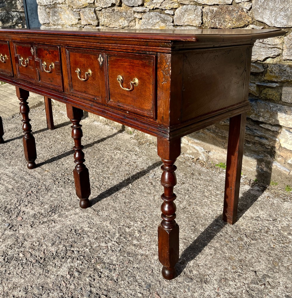18th Century Oak Dresser Base View V