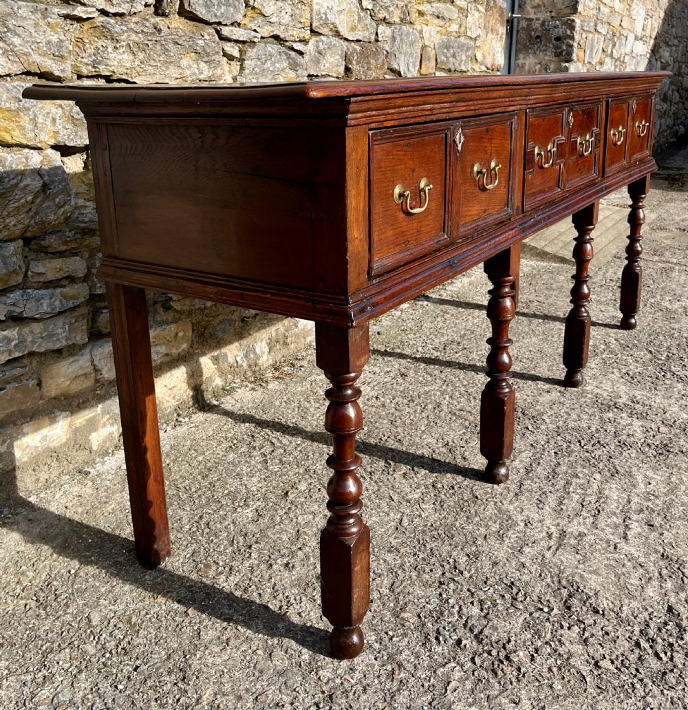 18th Century Oak Dresser Base View VI