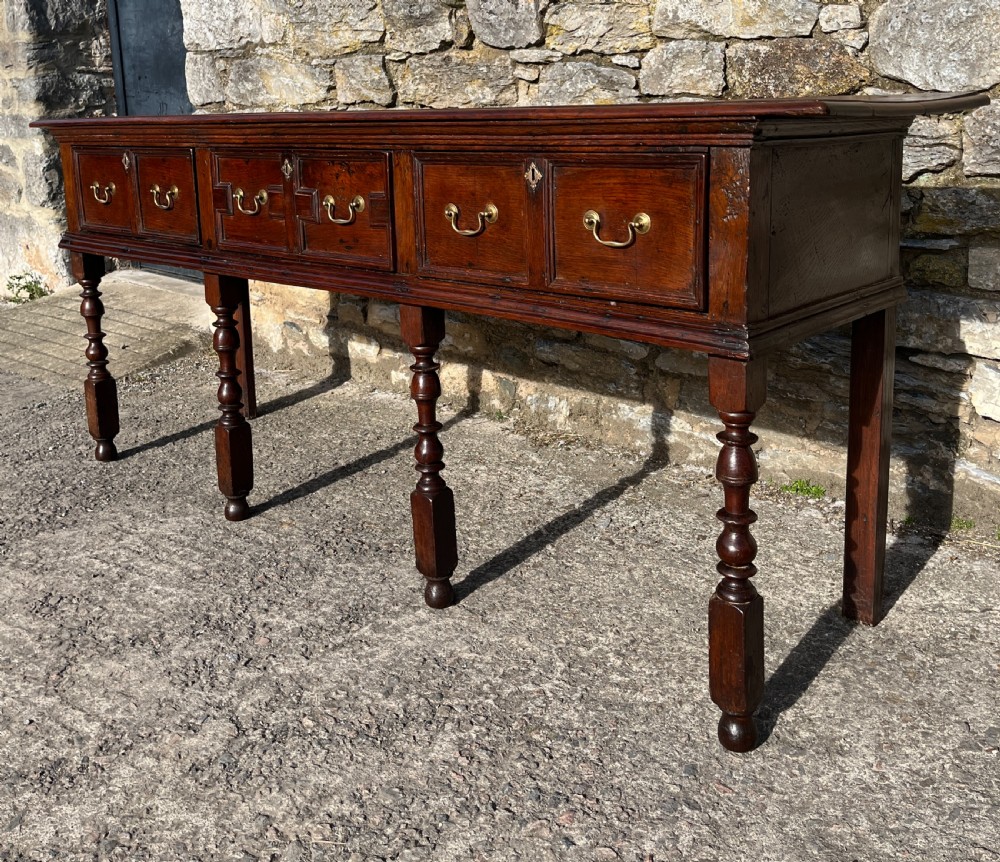 18th Century Oak Dresser Base View VII