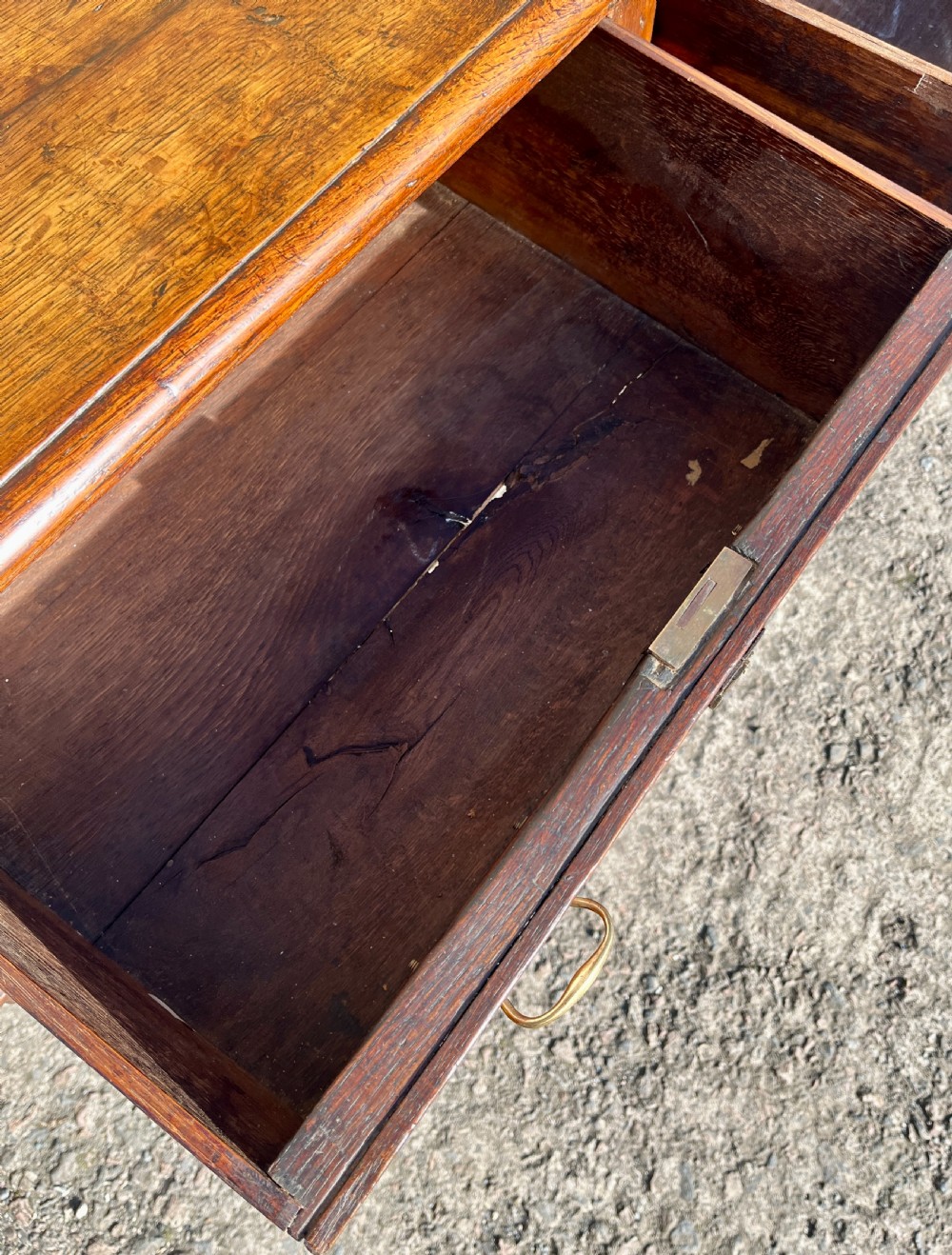 18th Century Oak Dresser Base View X