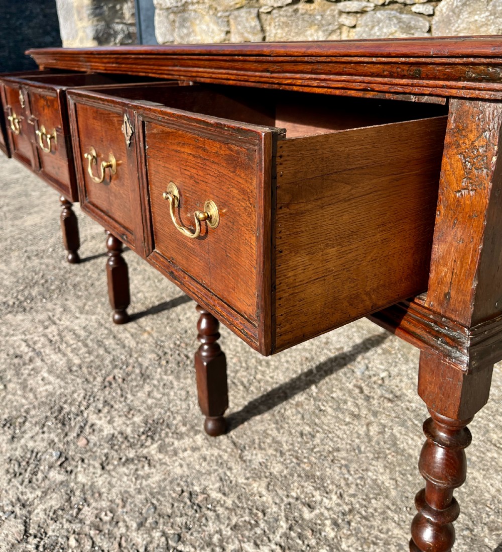 18th Century Oak Dresser Base View XIII
