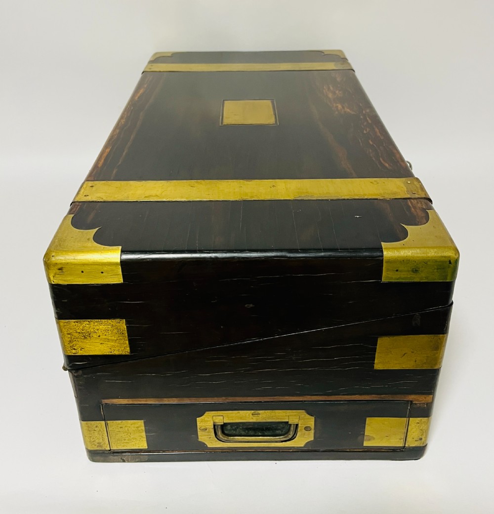 Victorian Coromandel Writing Slope with Secret Drawers View XXI
