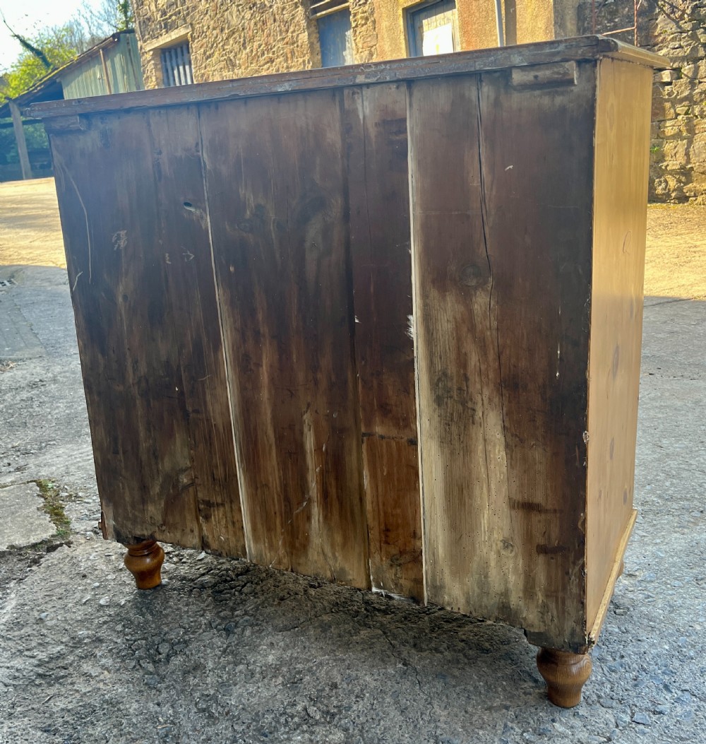 Antique Stripped Pine Chest of Drawers View XII