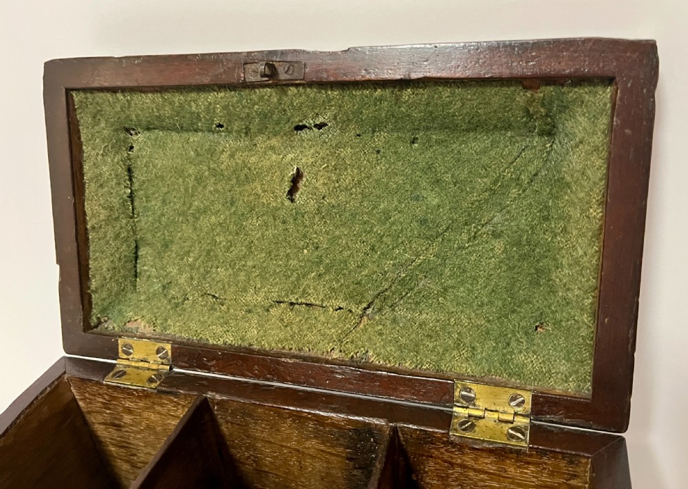 18th Century Georgian Mahogany Tea Caddy View IV