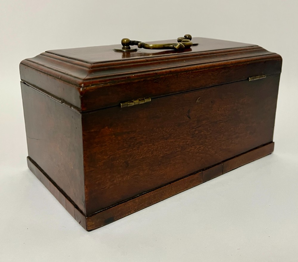18th Century Georgian Mahogany Tea Caddy View V