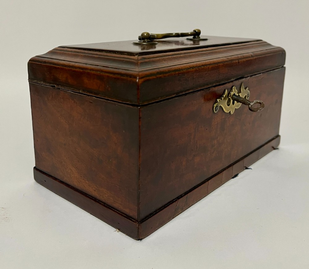 18th Century Georgian Mahogany Tea Caddy View IX