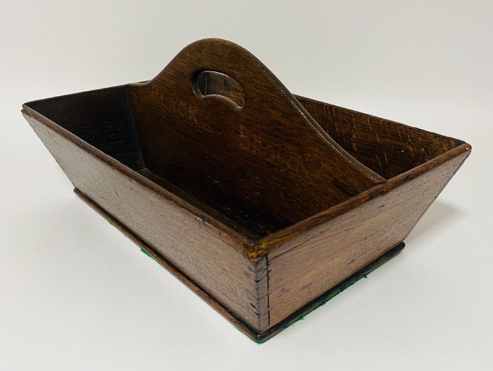 Georgian Oak Cutlery Tray View VI