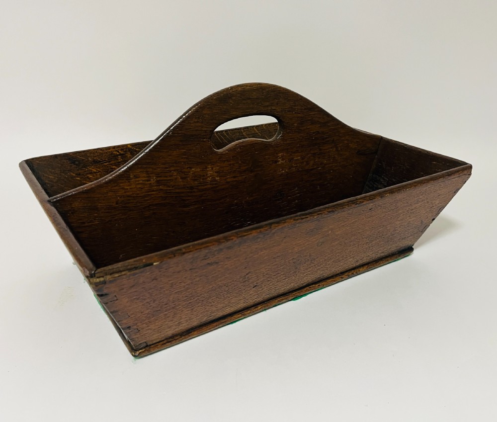 Georgian Oak Cutlery Tray View IX