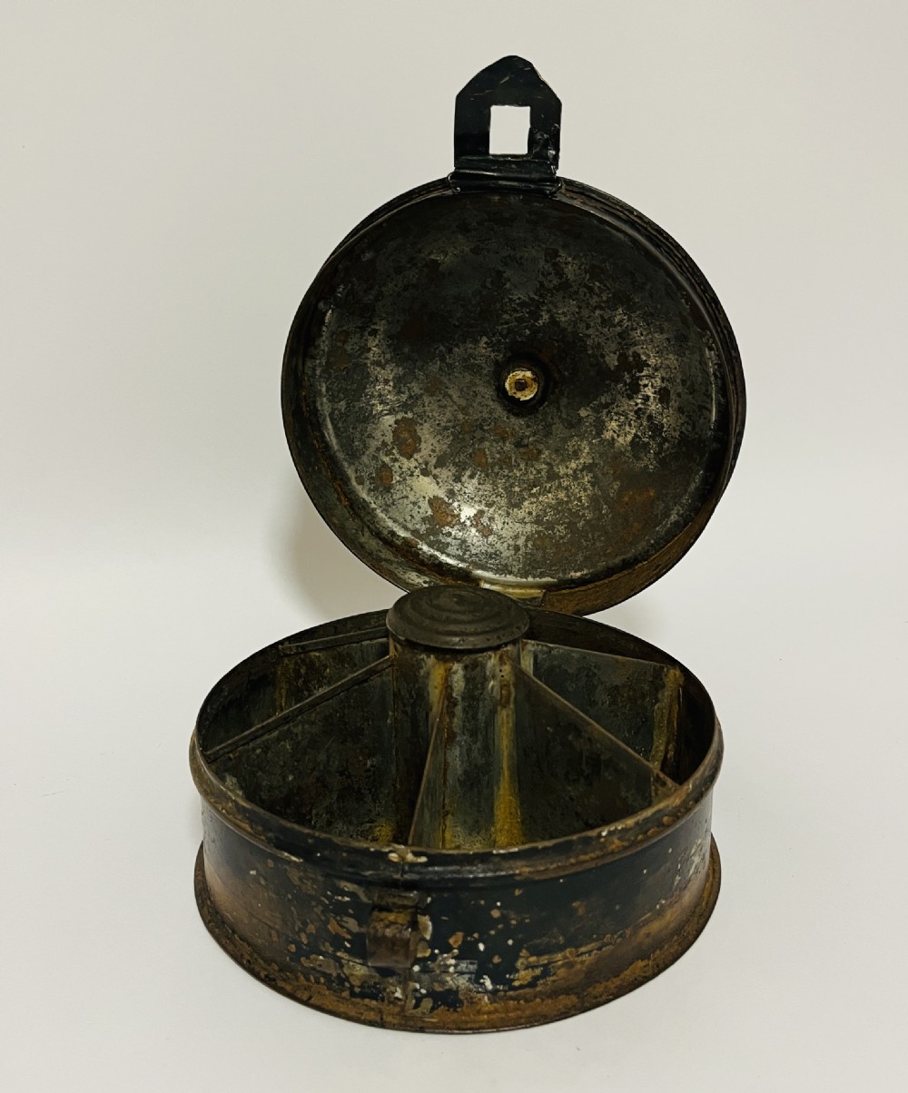 Antique Toleware Spice Tin View X