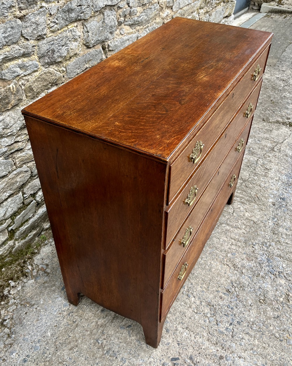 Georgian Oak Chest of Drawers View X