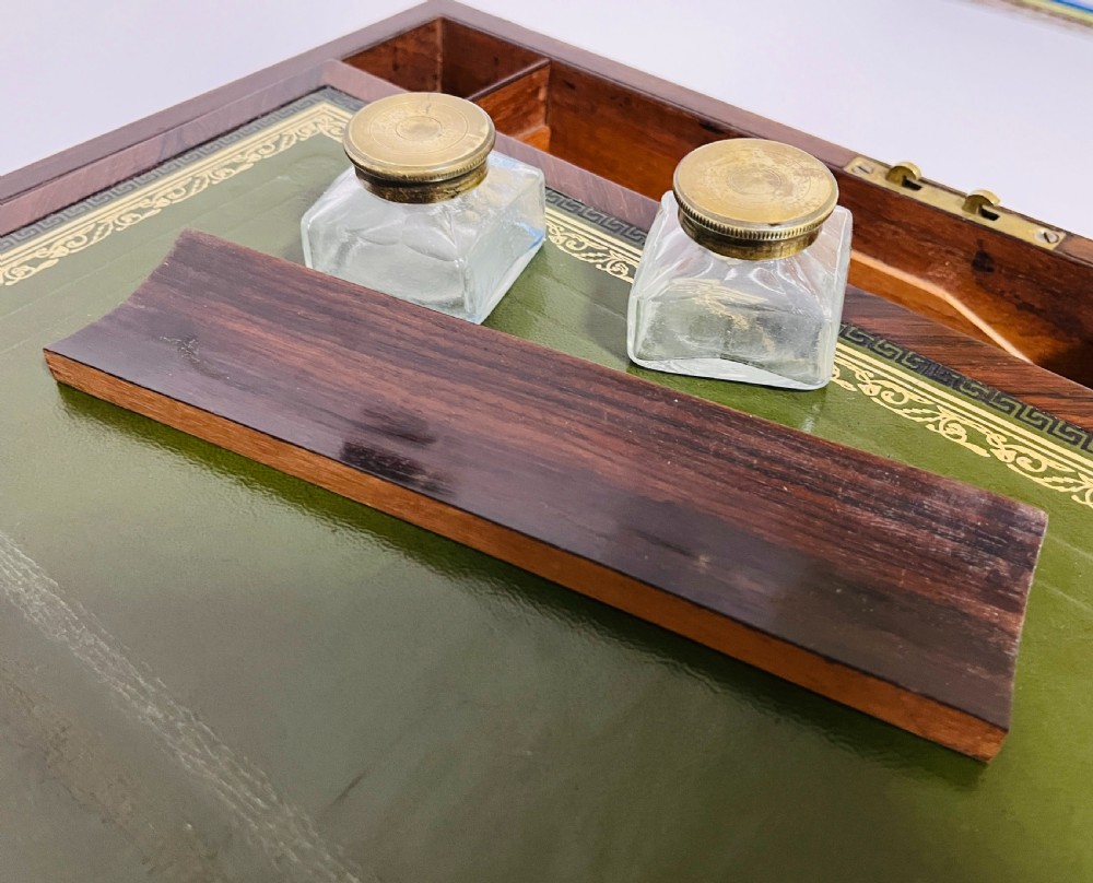 Victorian Rosewood Inlaid Writing Slope View IX