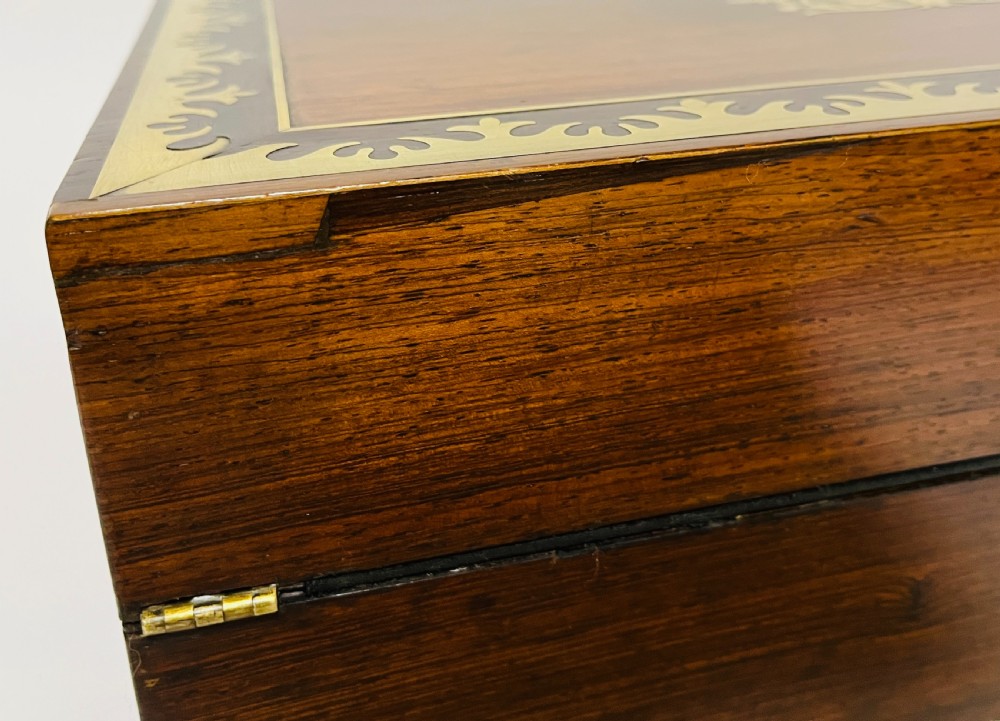 Victorian Rosewood Inlaid Writing Slope View XIV