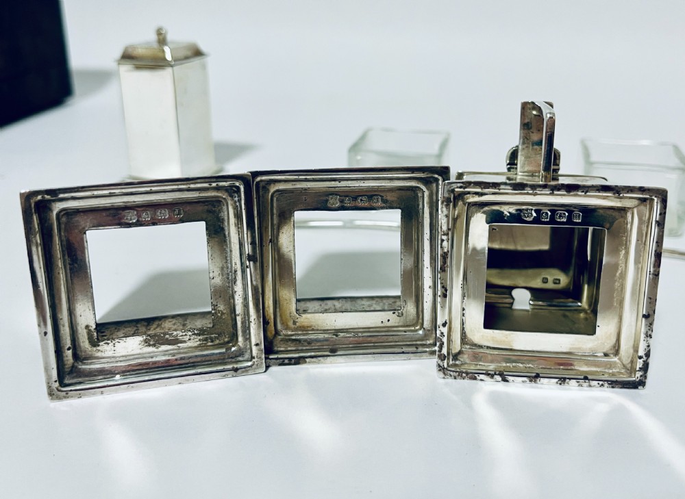 Art Deco Silver Cruet Set View IX