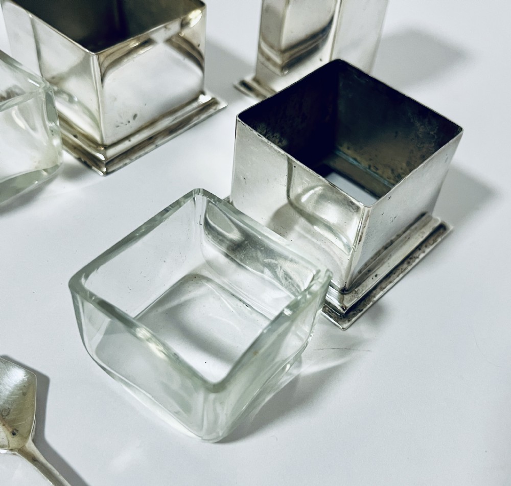 Art Deco Silver Cruet Set View XIV