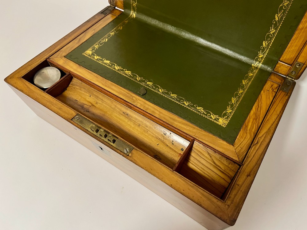 Victorian Walnut Writing Slope
 View II