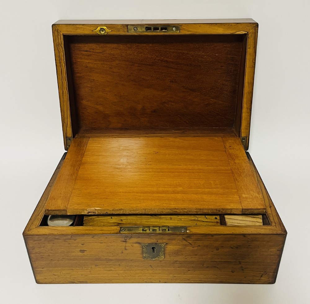 Victorian Walnut Writing Slope
 View III