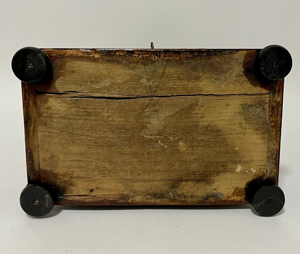 Victorian Walnut Domed Inlaid Tea Caddy View IX