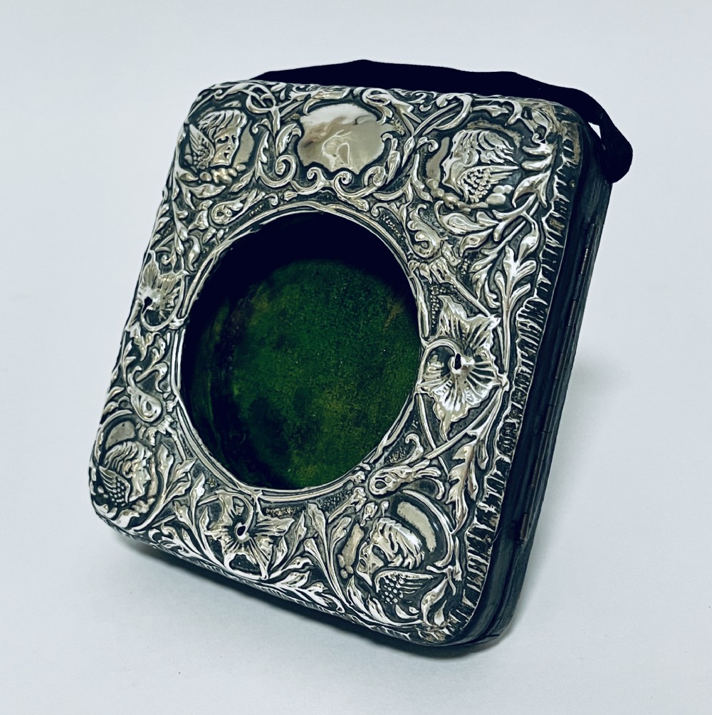Edwardian Silver Pocket Watch Holder