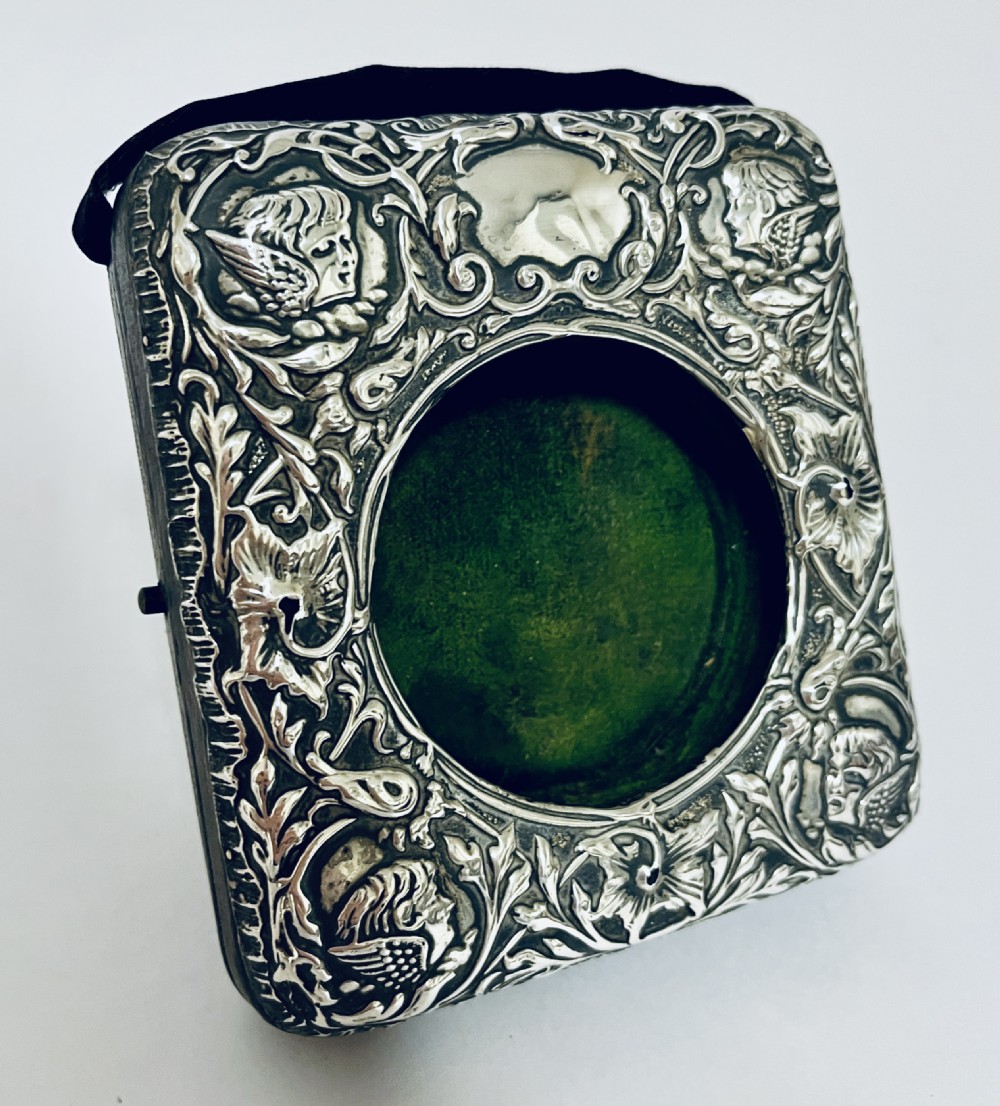 Edwardian Silver Pocket Watch Holder View III