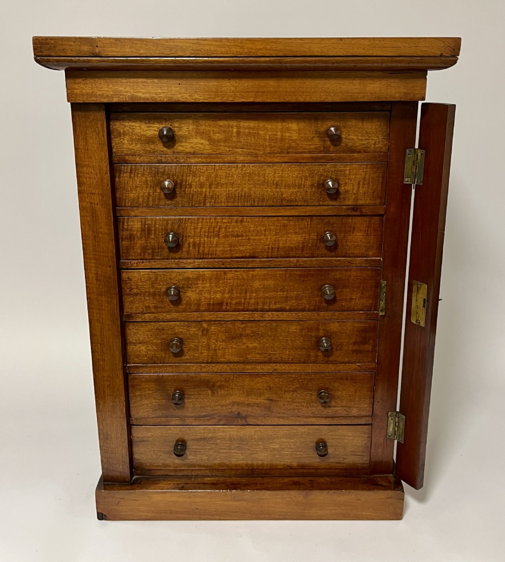 Victorian Mahogany Tabletop Wellington Chest View IV