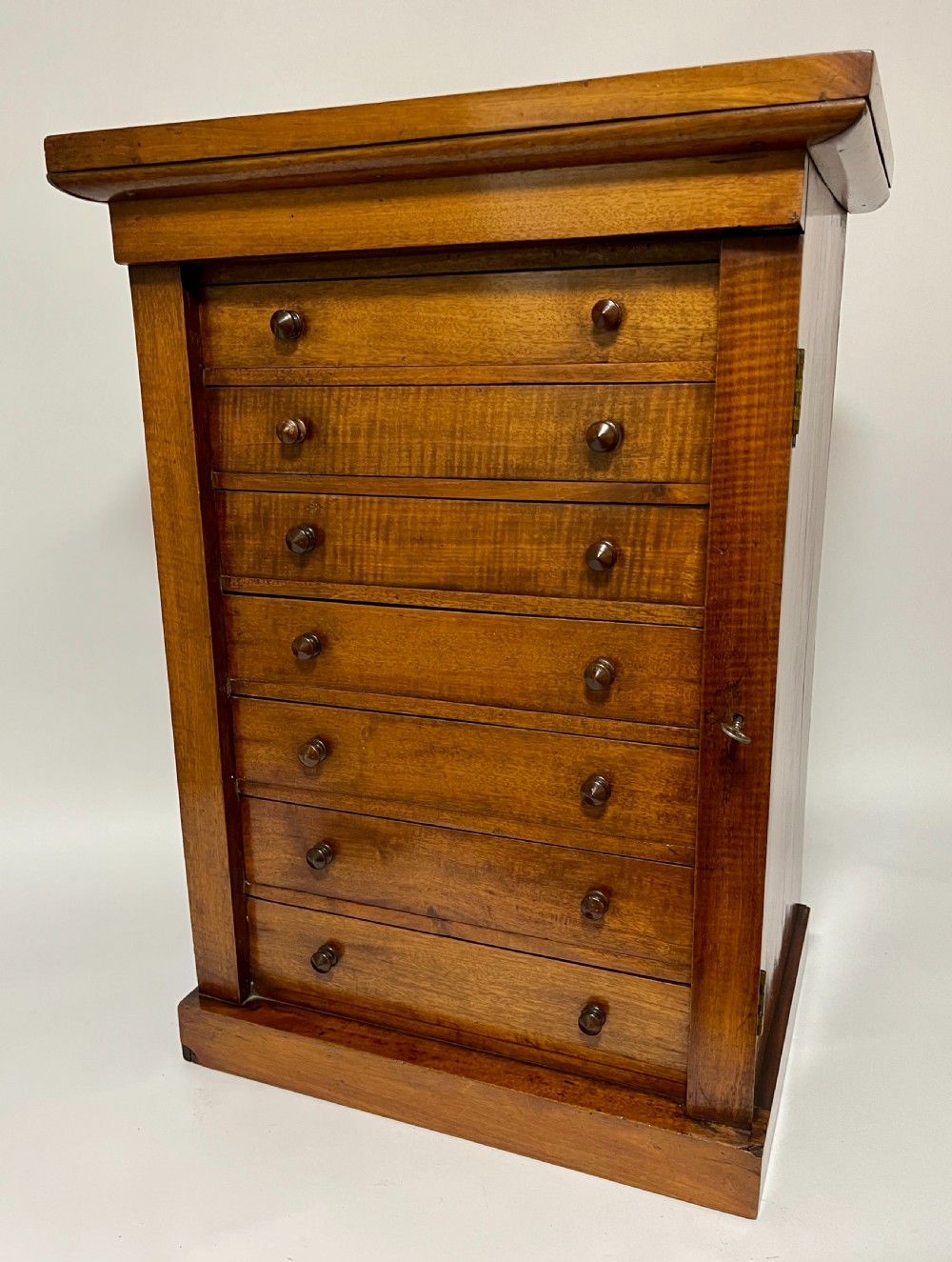 Victorian Mahogany Tabletop Wellington Chest View VI