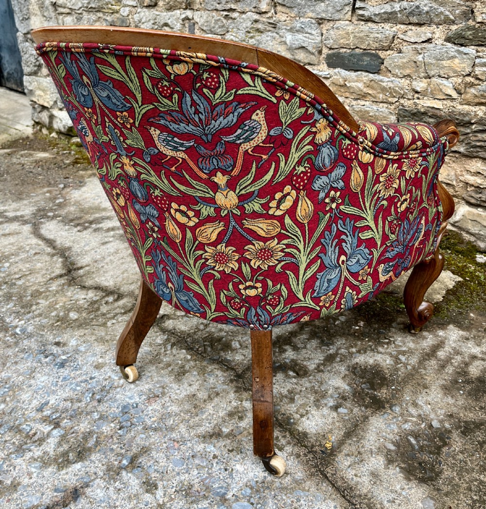 Victorian Rosewood Framed Armchair View XI