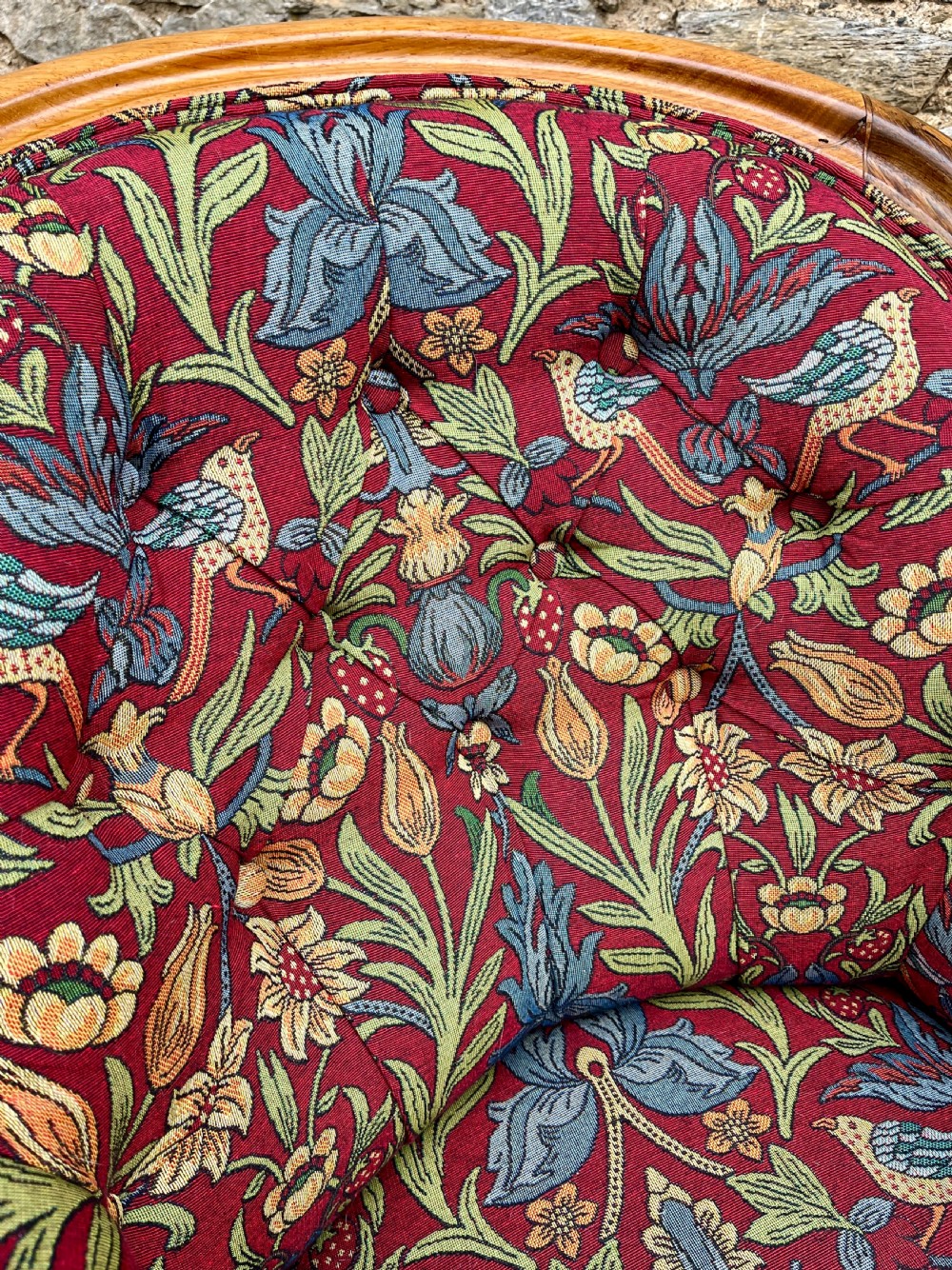 Victorian Rosewood Framed Armchair View XVI