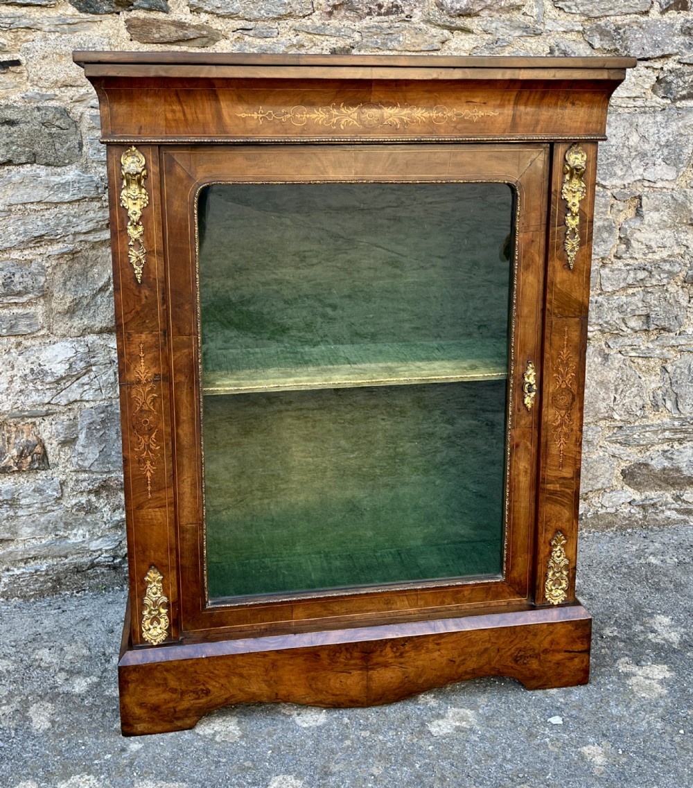 Victorian Walnut Pier Cabinet