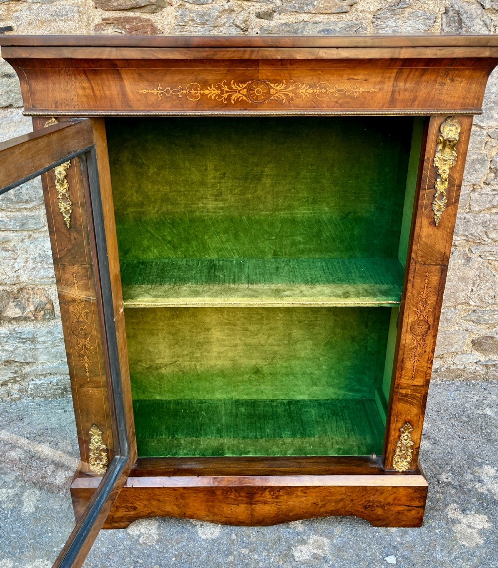 Victorian Walnut Pier Cabinet View XI