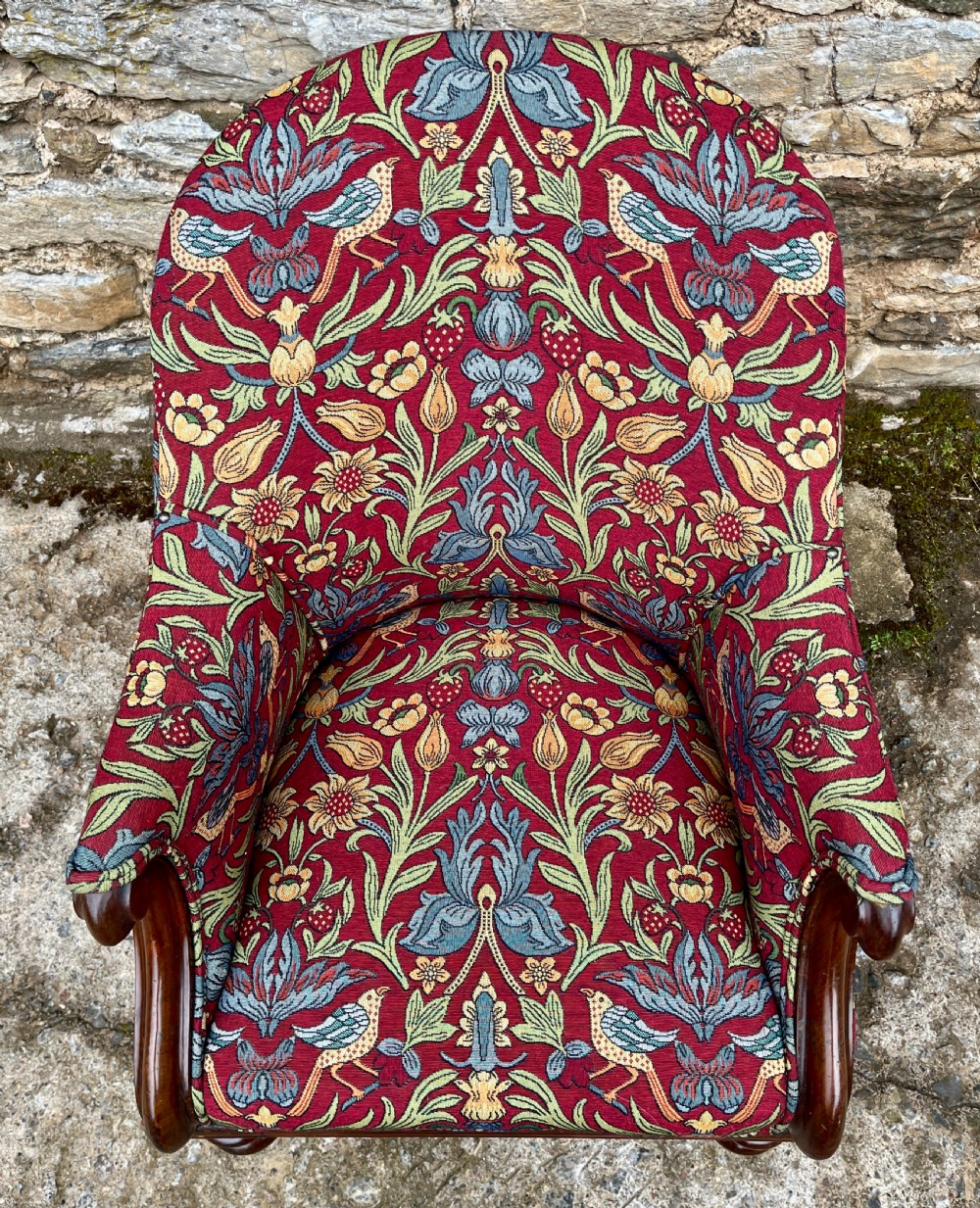 Victorian Mahogany Framed Armchair View III