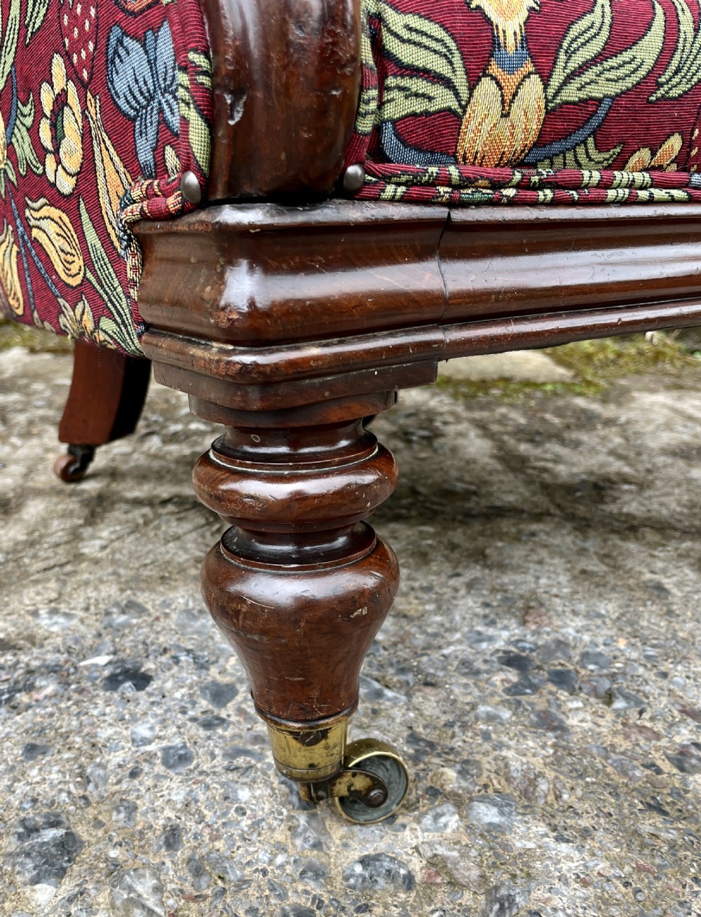 Victorian Mahogany Framed Armchair View X