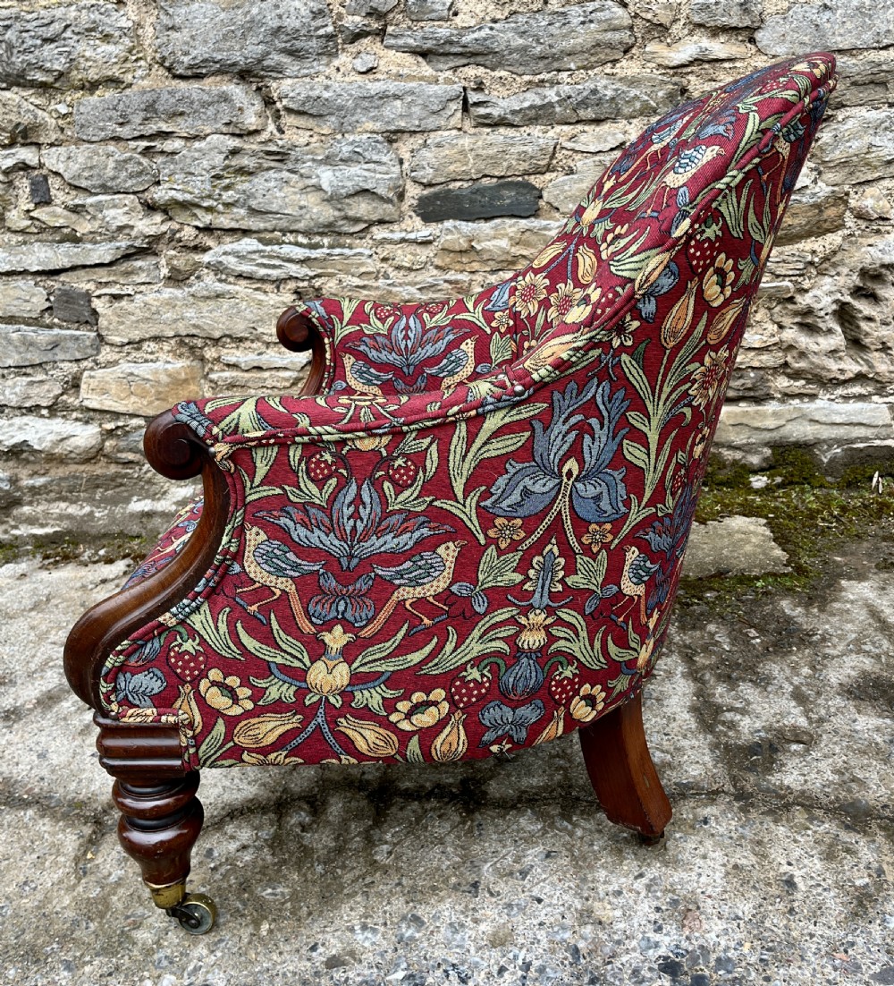Victorian Mahogany Framed Armchair View XIV