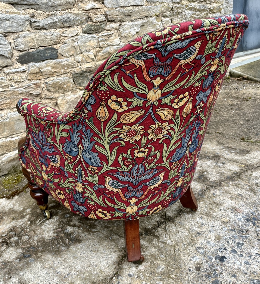 Victorian Mahogany Framed Armchair View XVI