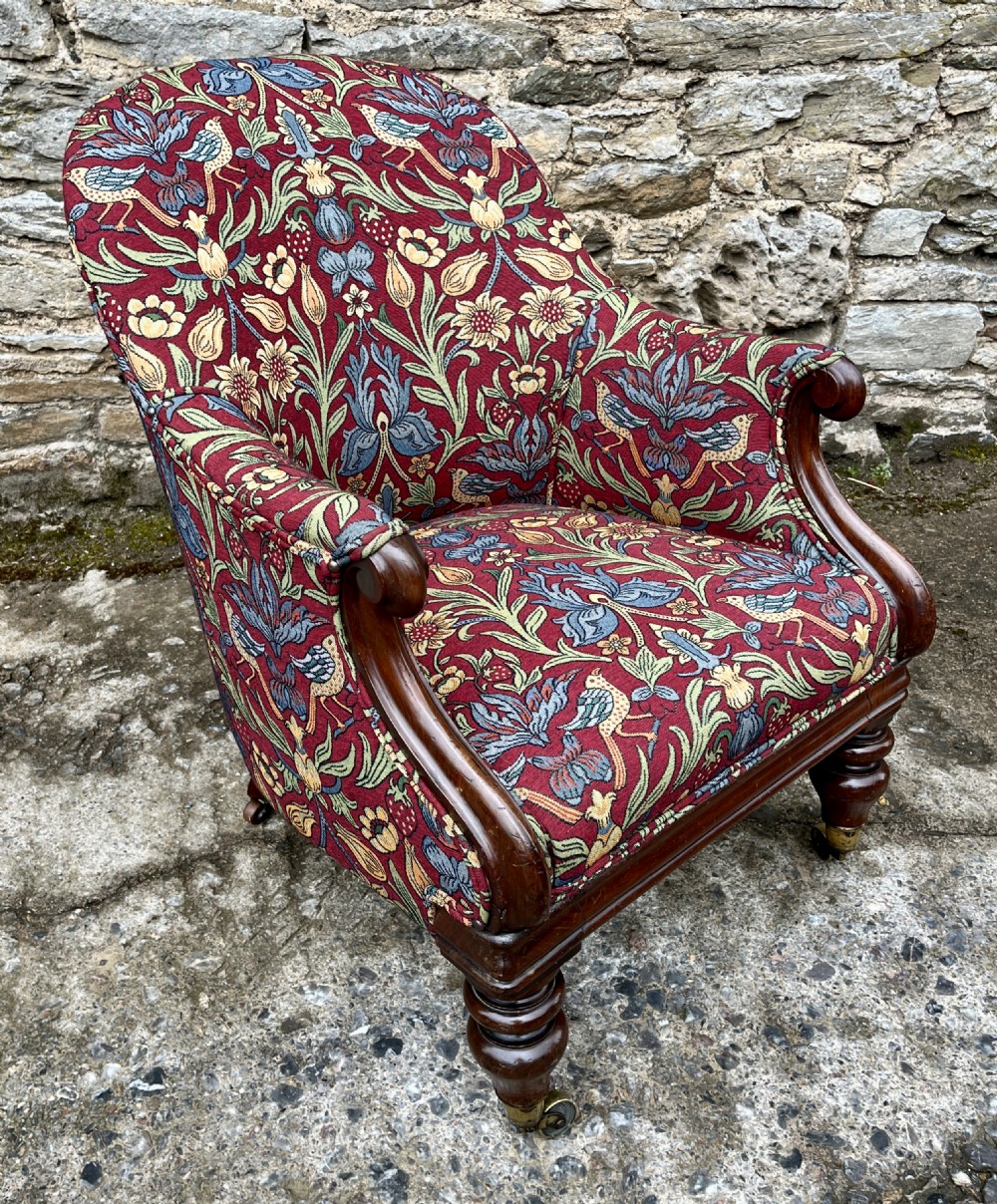 Victorian Mahogany Framed Armchair View XVIII