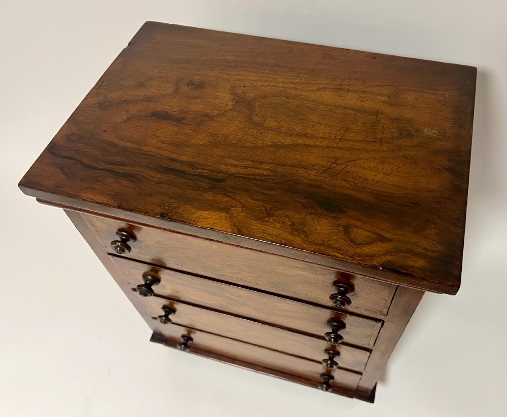 Victorian Walnut Miniature Apprentice Chest of Drawers View III