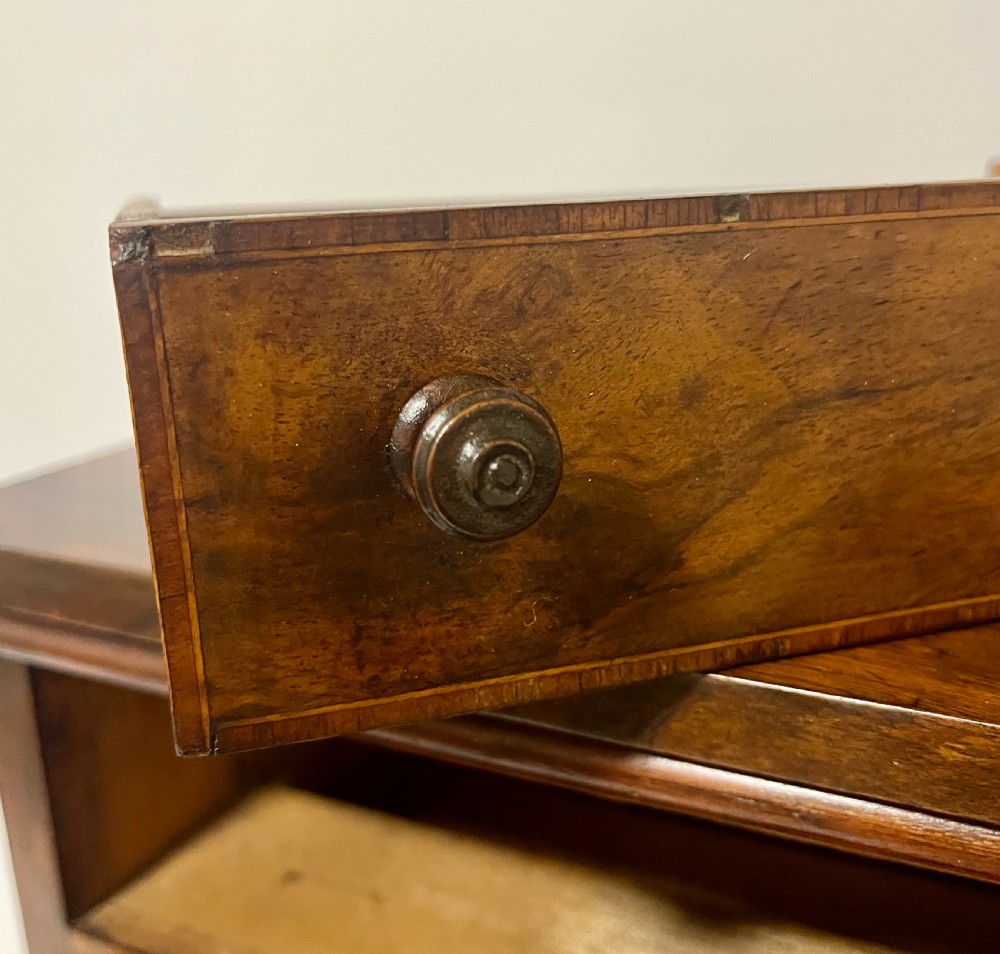 Victorian Walnut Miniature Apprentice Chest of Drawers View X