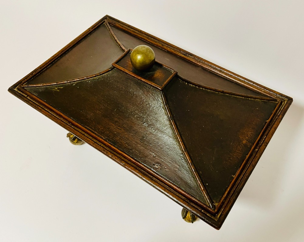 Regency Mahogany Caddy with Ball and Claw Feet View III