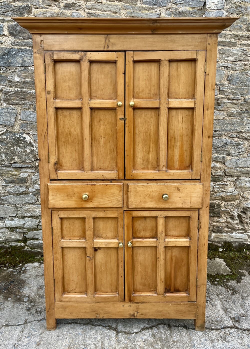 Antique Pine Housekeeper’s Cupboard