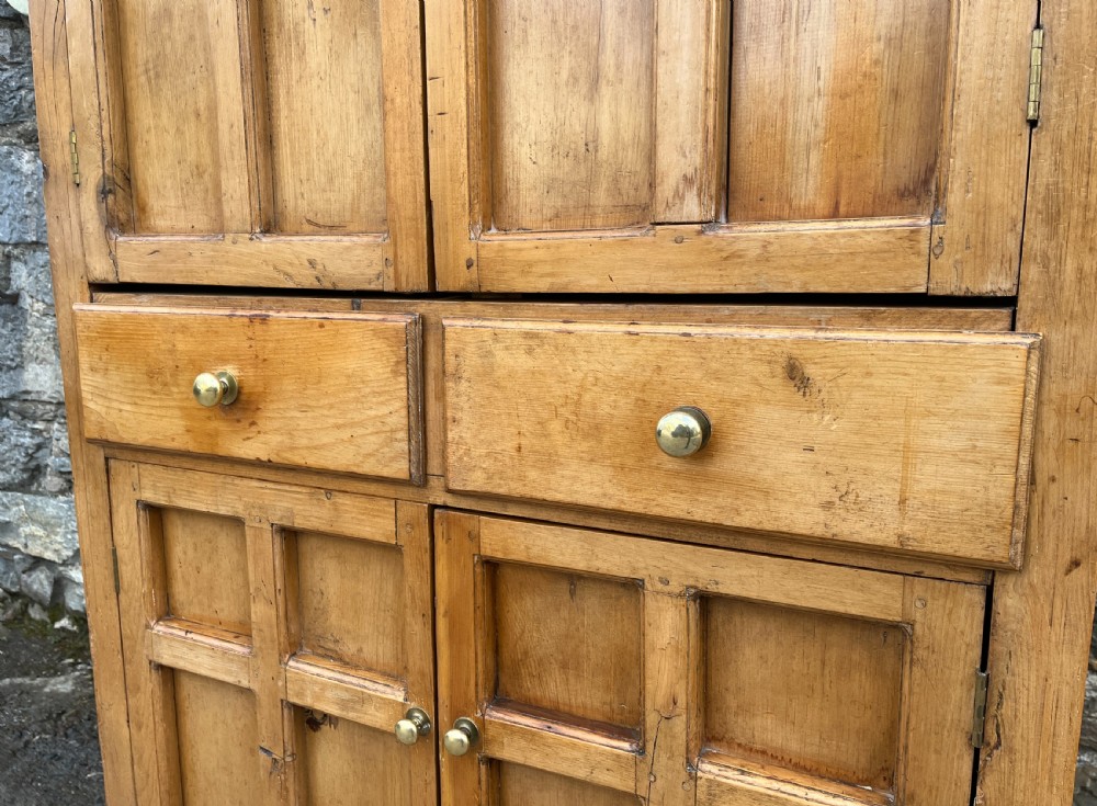 Antique Pine Housekeeper’s Cupboard View V