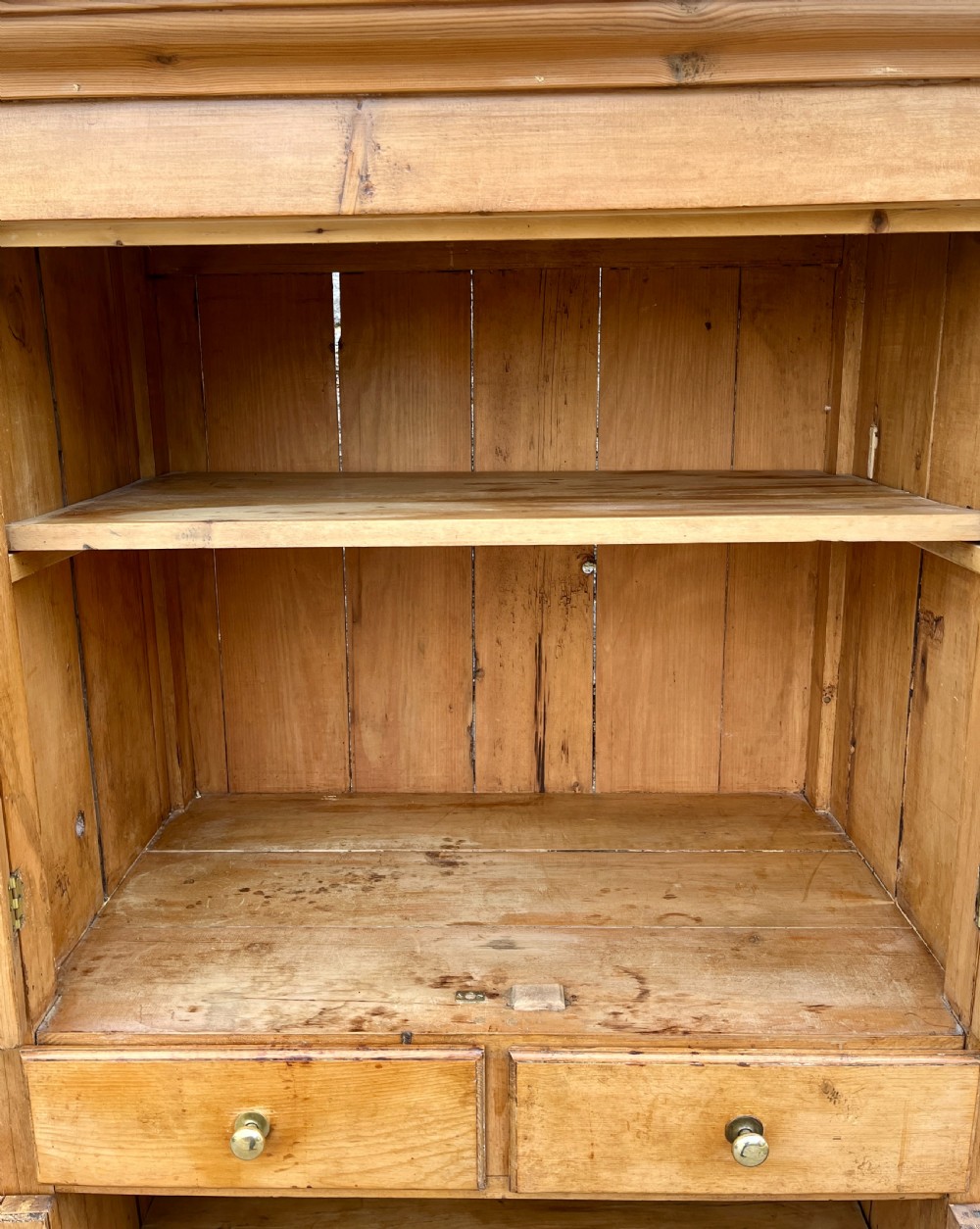 Antique Pine Housekeeper’s Cupboard View X