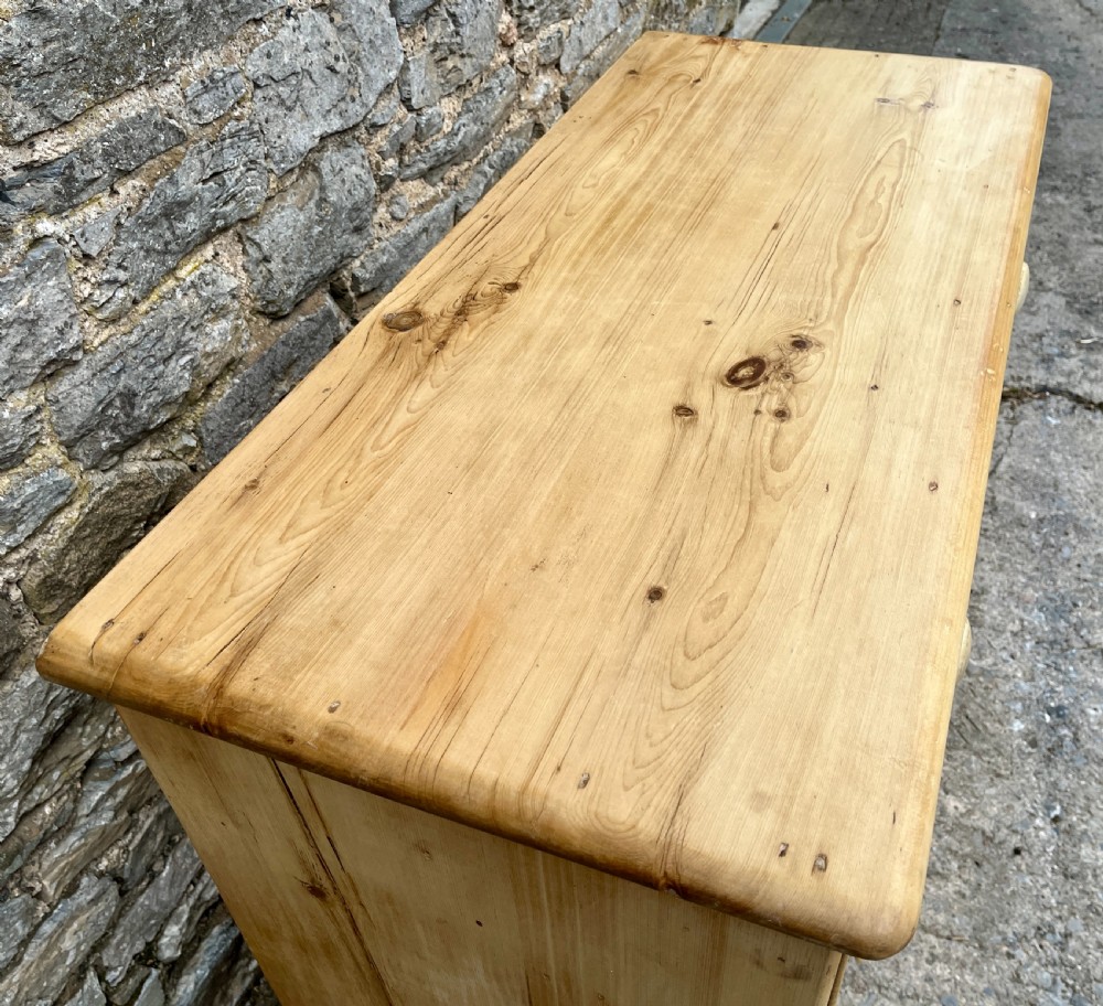 Victorian Stripped Pine Chest of Drawers
 View VII