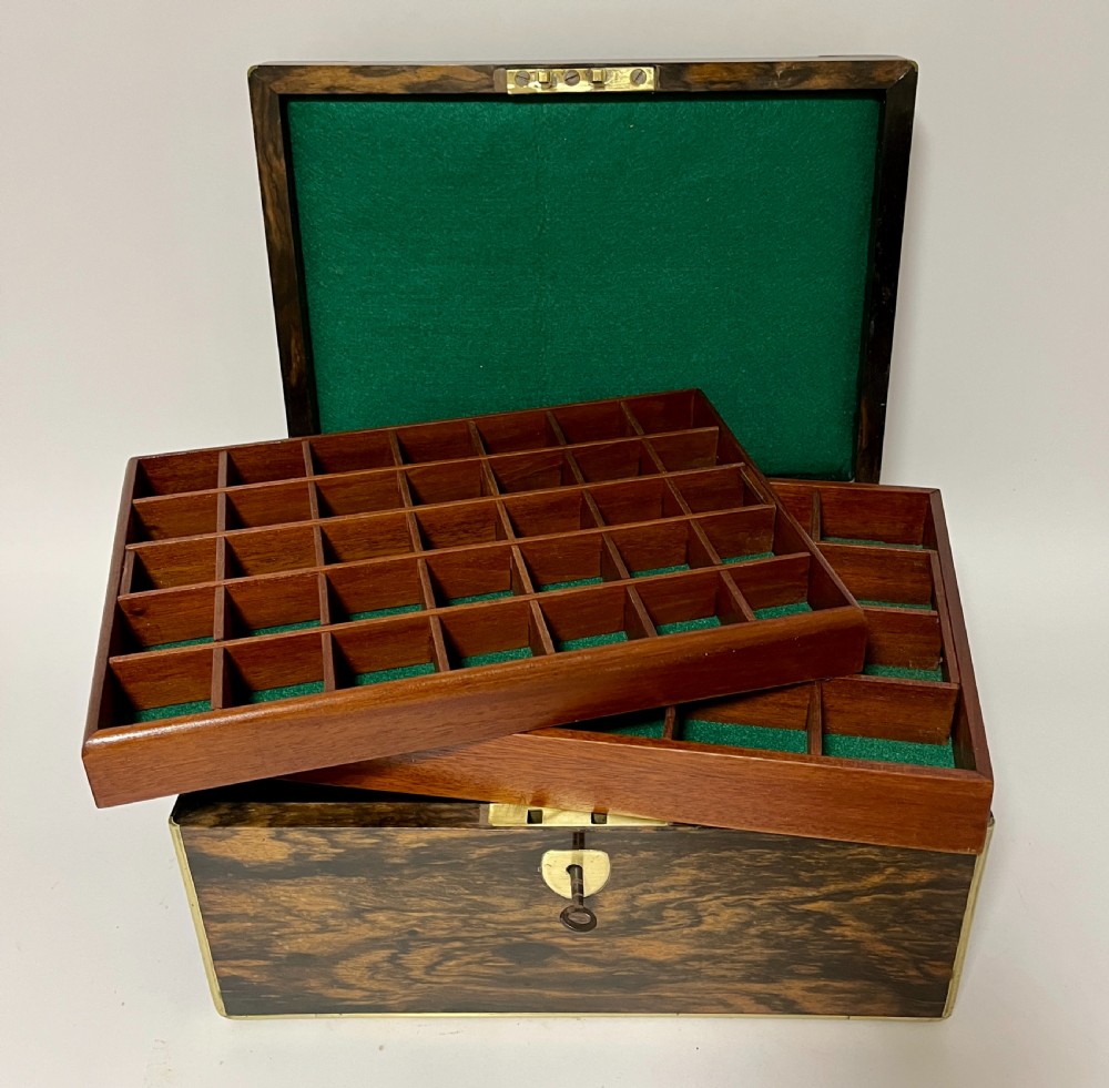 Victorian Coromandel Fitted Collector's Box View VII